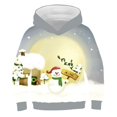 thumbnail image 5 of Sudaderas con capucha Kawaii con estampado 3D de Navidad, sudaderas con muñecos de nieve y Papá Noel, sudaderas con capucha unisex para niños y niñas, sudaderas con capucha de gran tamaño a la moda pa, 5 of 5