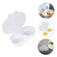 thumbnail image 4 of OULII Portable Egg Maker for Microwave with Fine Plastic Material White Easy to Clean Supports Dishwasher Safe and 4 Eggs Capacity, 4 of 8