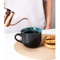 thumbnail image 4 of AmorArc Ceramic Soup Mugs with Lid, 24 oz Soup Cups with Hanlde for Coffee,Cereal,Salad,Noodles,Tea,Soup Bowls Cups,Microwave &Dishwasher Safe, Set of 4, Multi-color with Vented lid, 4 of 7