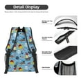 thumbnail image 4 of Yiaed Pirate Marine Animals Print School Backpack College Backpack Daypacks for Students High School Spacious and Durable Daypack for Work and Travel-One Size, 4 of 6