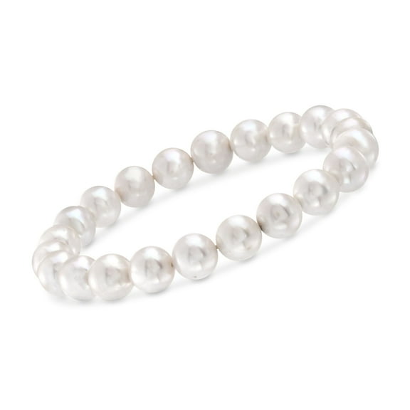 Ross-Simons 8-8.5mm Cultured Pearl Stretch Bracelet, Women's, Adult