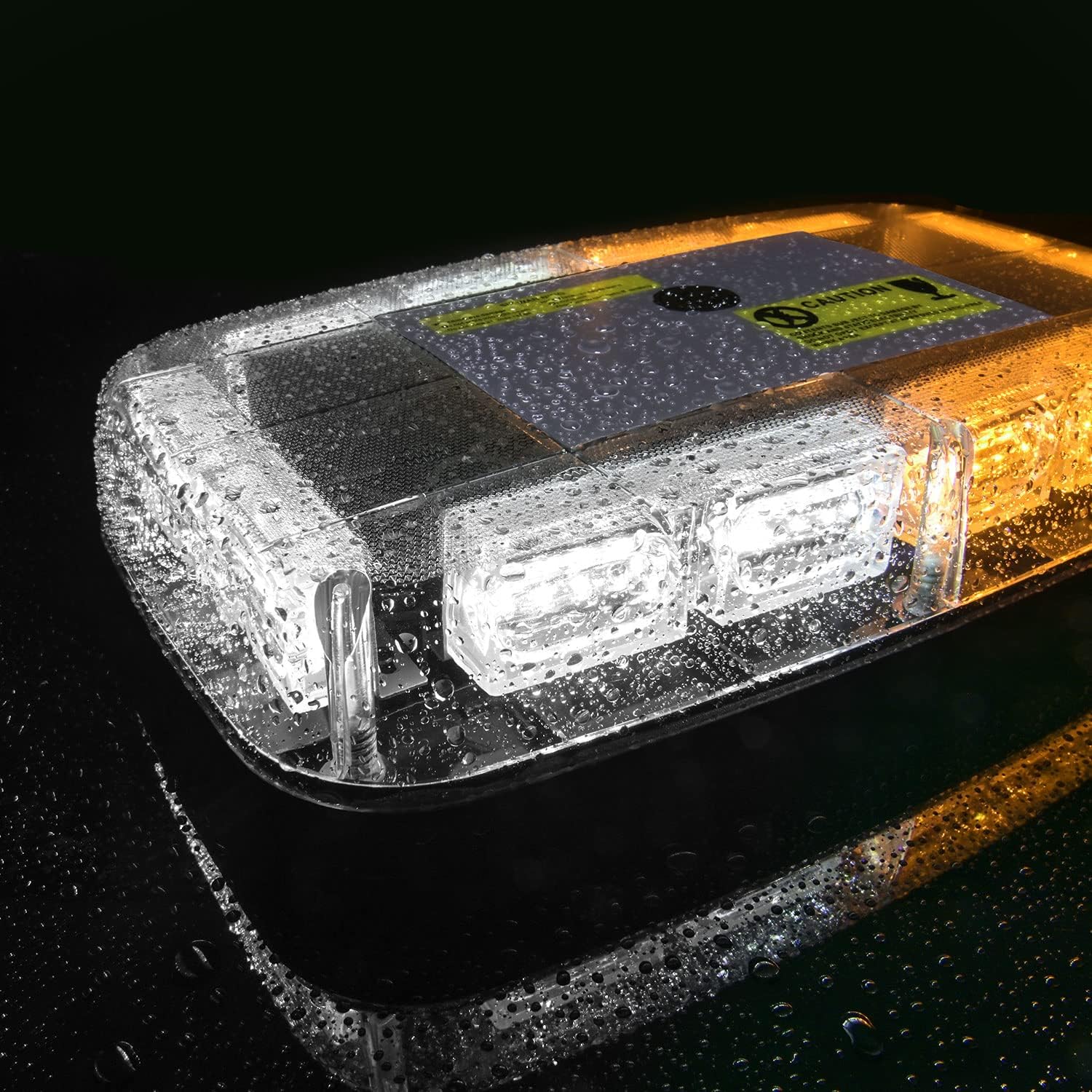 Nilight Roof Top Strobe Lights 48LED Magnetic 12V-24V Offroad Emergency Warning Light Bar for Cars Trucks Tractors Snow Plows