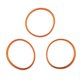 thumbnail image 4 of Orange Drive Belt Electric Planer Belt 1900B 3pcs Accessories Circumference Drive Belt Multi-wedge Belt Perimeter 238mm, 4 of 5