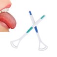 thumbnail image 1 of 2 uds cepillos raspadores de lengua cuidado de higiene bucal raspadores limpiadores de lengua, 1 of 6
