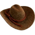 thumbnail image 3 of CalCastle Craft 1 PC Mini Cowboy Hat Western Wedding Favors Decoration (2" Brown - 1 PC), 3 of 5