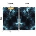 thumbnail image 5 of FORMRS Acrylic Clipboard with Low Profile Clip Standard A4 Letter Size, 12.5" x 9", Lightning Pattern, 5 of 8