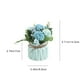 thumbnail image 3 of Flores artificiales, bonsáis artificiales en maceta, macetas de plástico para sala de estar, comedor, mesa de TV, mueble de centro, decoración, adornos, flores artificiales, bonsáis, plantas, 3 of 9