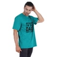 thumbnail image 2 of Inkmeso Men's Graphic Printed Because I'm The Dad That's Why Novelty Sarcastic Tshirt Crew Neck Tee For Daddy, 2 of 7