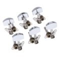 thumbnail image 4 of 2x Clavijas de afinación de guitarra Yuyangstore 3L3R afinadores material acero cabezales accesorio de instrumento DIY, 4 of 8