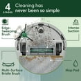 thumbnail image 6 of iRobot Roomba 1010 Combo Robot Vacuum & Mop, 2 in 1 for Carpet & Hard Floors, Self-Charging, Intense Power-Lifting Suction, Avoids Mopping Carpets, LiDAR Navigation, Model# Y311620, 6 of 14