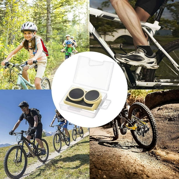 Bike Tire Patch Repair Kit Bike Puncture Repair Kit Includes 24 Pieces Bike Repair Patches 4pcs Metal Rasps for Mountain Bike Road Bike Tube Tyre Repair Walmart