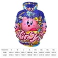 thumbnail image 3 of Kirby Hoodie 3D Print Pullover Hooded Long Sleeve Sweatshirts Tops Blouse with Pocket for Mens Womens, 3 of 7