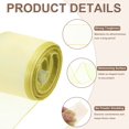 thumbnail image 3 of Uxcell Sheer Organza Ribbon, Sparkly Gifts Wrap Ribbons for Wedding Party Cake Flower Light Yellow, 3 of 5