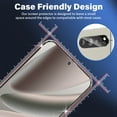 thumbnail image 4 of 2+2 Pack for Google Pixel 10 Pro XL Screen Protector, 2 Tempered Glass Film & 2 Camera Lens Protector, Bubble-free, HD Clear, 4 of 7