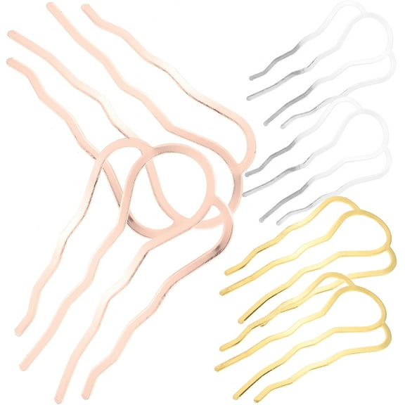 unbranded 6 Pcs Girl Hair Accessories Hair Comb Hairpin Side Hair Comb Women's 8.7x4.9cm