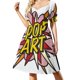 thumbnail image 1 of ARTE Cómic Flash Arte Moderno Cultura Pop Vestido de Manga Corta Vestidos de Playa Vestido de Gala de Cumpleaños Vestido, 1 of 7