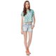 thumbnail image 2 of Aeropostale Womens Lobster Crop Graphic Camiseta, Verde, Grande Aeropostale Camiseta gráfica, 2 of 2