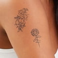 thumbnail image 3 of Inkbox Temporary Tattoos, Flowers, Water-Resistant, Perfect for Any Occasion, Black, 2 Pack, 3 of 11