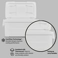 thumbnail image 5 of (2 pack) Igloo 48 QT Laguna Hard Sided Ice Chest Cooler, White, 5 of 13