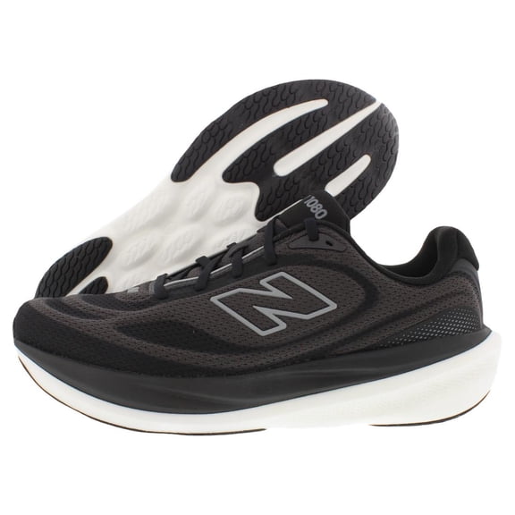 New Balance 1080v15 Mens Shoes Size 10.5, Color: Black/Slate Grey