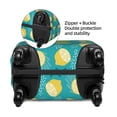 thumbnail image 2 of Disketp Lemon Blue Elastic Travel Luggage Cover Travel Suitcase Protective Cover For Trunk Case Apply To 18''-32'' Suitcase Cover-Medium, 2 of 7