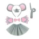 thumbnail image 4 of Disfraz de animal para cosplay,Conjunto de disfraz de cosplay de animales,accesorios fotográficos de dibujos animados,Accesorios para el cabello de disfraces hechos a mano y Ratón, 4 of 8