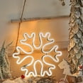 thumbnail image 5 of AYktou Christmas Neon Sign Cartoon Christmas Deer Snowflake Neon Light Sign Christmas LED Signs for Wall Light Up Signs for Home Party Neon Wall Light Decor Xmas Gift, 5 of 6