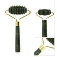 thumbnail image 3 of Unique Bargains 1 Pc Roller Face Massager for Beauty Parlor Dark Green Natural Jade Zinc Alloy, 3 of 4