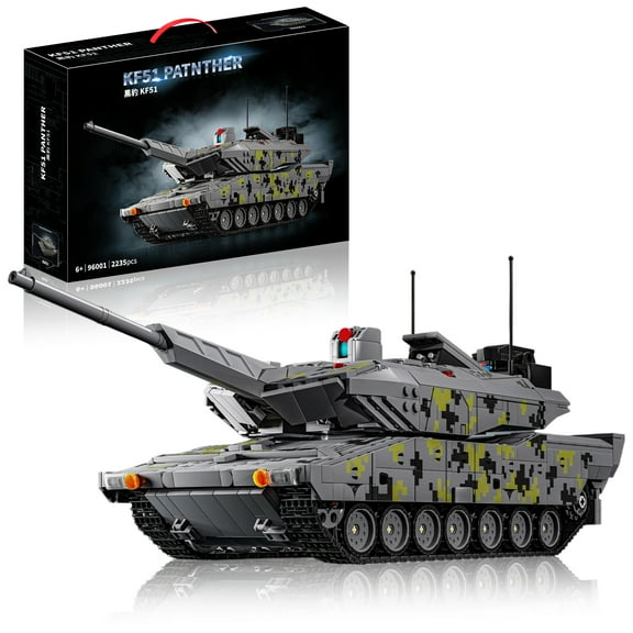 Remocguys WW2 Military Heavy Panther KF51 Tank Building Sets Compatible with Lego for Adults 14 2235PCS