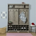 thumbnail image 2 of Simply Daisy Snow Flakes 18 x 29 in Grey Laundry Bag, 2 of 3
