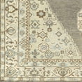 thumbnail image 4 of Hauteloom Pinokawan Wool Living Room, Bedroom Area Rug - Traditional - Charcoal, Dark Brown, Denim - 6' x 9', 4 of 4