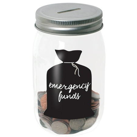 Classic Mason Jar Coin Bank - Piggy Bank for  (Best Bank To Put Money In)
