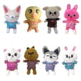 thumbnail image 2 of Stray Kids SKZOO BbokAri Mini Plush Keychain, Official-Style Yellow Chick Character Bag Charm for STAY Fans, 3.9 inch, 2 of 3