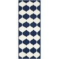 thumbnail image 4 of Safavieh Dhurries Navy/Ivory Area Rug, 4 of 4
