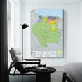 thumbnail image 3 of Suriname Map Posters Posters Art Print Wall Photo Paint Poster Hanging Picture Family Bedroom Decor Gift 12x18inch(30x45cm), 3 of 6
