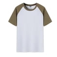 thumbnail image 6 of Mnyotv Short Sleeve Summer Tops for Boy Patchwork Crewneck Athletic T Shirts Casual Basic Running Tshirts Top Size 5-6 Years, 6 of 6