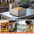 thumbnail image 4 of WeChef Friteuse Électrique Commerciale de Comptoir en Acier Inoxydable 2500W 12L Panier Frites Maison Cuisine Restaurant, 4 of 10