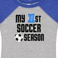 thumbnail image 4 of Inktastic My 1st Soccer Season Boys Baby Bodysuit, 4 of 5