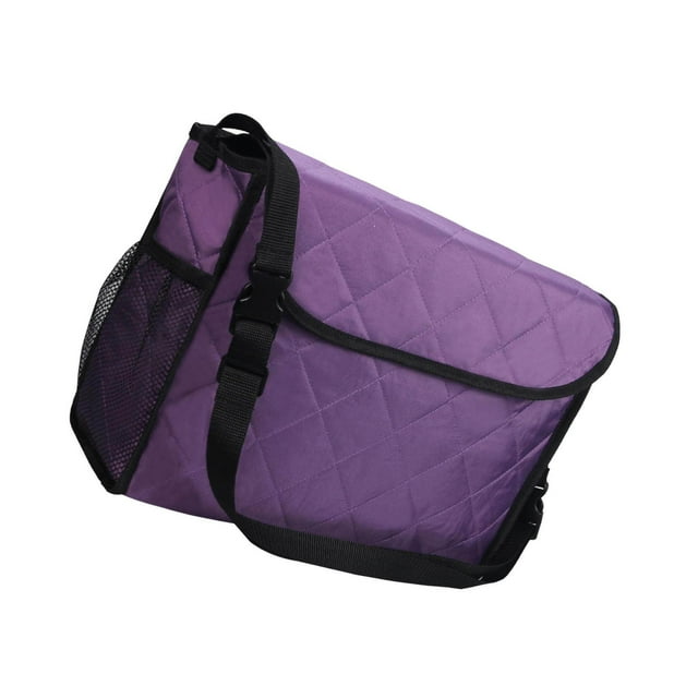 Sac de Rangement pour Fauteuil Roulant Pochette Intérieure Sac à Dos pour Voyage Rollator Aînés Violet