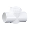 thumbnail image 2 of S SERENABLE Aquarium Control Valve Attachments Noise Reduction for Fish Tank Outlet Pipe White 40mm, 2 of 9