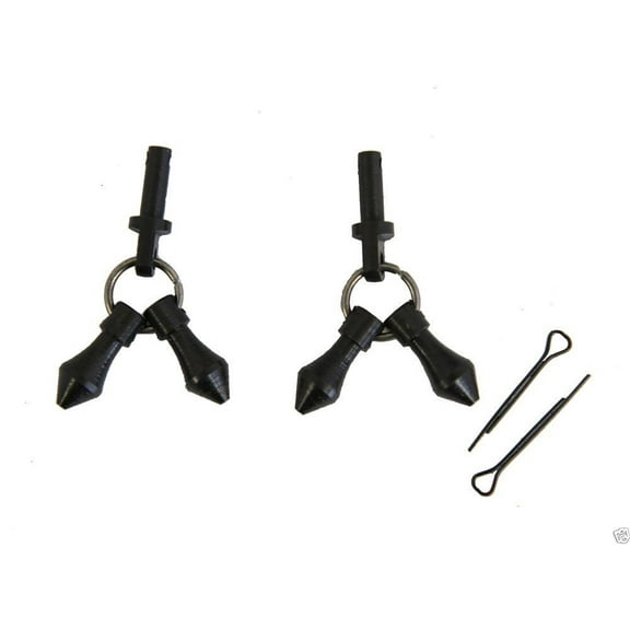 AJ Tack Black Jingle Bobs with Cotter Pins