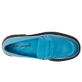 thumbnail image 2 of Free People Womens Lyra Lug Sole Loafer Baywatch Blue EU 37.5 US Women's 7.5 M, 2 of 6