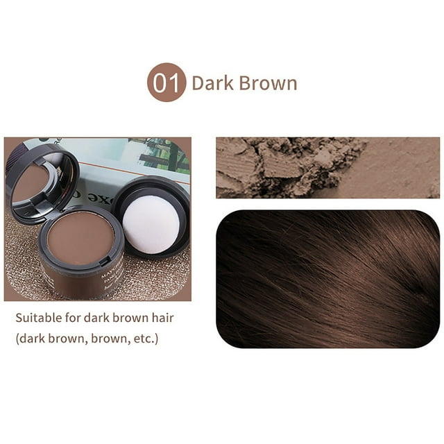 WIFKLSIIPG Natural Looking Hairline Enhancer Powder Instantly Enhance & Blend for A Fuller Seamless Look Longevity Formula for Subtle Volume Ideal for Everyday Wear & Special Occ