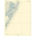 thumbnail image 2 of USGS 15x18 Gold Ornate Wood Framed with Double Matting Museum Art Print Titled - Long Beach New Jersey Sheet - USGS 1883, 2 of 4