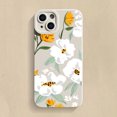 thumbnail image 3 of Funda de silicona con diseño floral de lujo para iPhone 16, 15, 14 Plus, 13 Pro Max, 12, 11, X, XS, XR, 7, 8, 16 Plus, SE, funda suave a prueba de golpes, 3 of 5