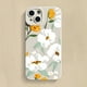 thumbnail image 3 of Funda de silicona con diseño floral de lujo para iPhone 16, 15, 14 Plus, 13 Pro Max, 12, 11, X, XS, XR, 7, 8, 16 Plus, SE, funda suave a prueba de golpes, 3 of 5