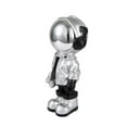 thumbnail image 2 of Astronaut Sculpture // Black  Silver Small, 2 of 2