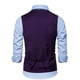 thumbnail image 2 of Chaqueta de Traje de Ocio de Bolsillo sin Cuello en V de Color Sólido sin Mangas, Trajes de Hombre de Ajuste Delgado para el Uso Formal Informal, 2 of 7