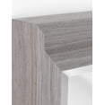 thumbnail image 3 of Espejo de Pared con marco de madera flotante gris Fine Art Tj, 3 of 5