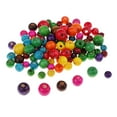 thumbnail image 4 of perfeclan 5x100 Pieces Dyed Color Round Wood Beads for Jewelry Making Craft Accessories, 4 of 8